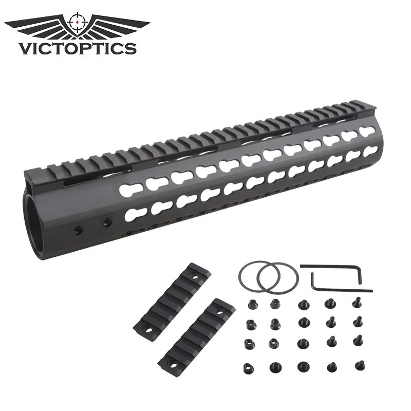 Victoptics KeyMod AR10 Free Float 12" Slim Rail System 308 with 2 Pcs 3