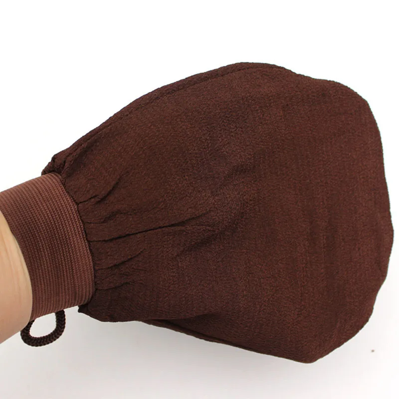 

4 color Massage Glove Hammam Bath Scrub Glove Exfoliating Body Facial Tan Exfoliator Glove Magic Peeling Glove Random Color
