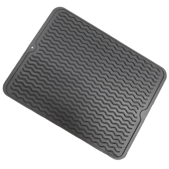 

Hot Sale Large Silicone Table Placemat Premium Heat Resistant Drying Mat Tableware Dishwasher Dish Cup Cushion Pad Dinnerware