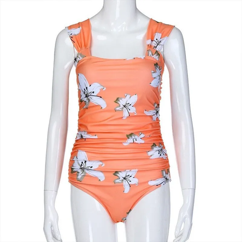 Женский купальник большого размера плюс Купальник для беременных цельный летний