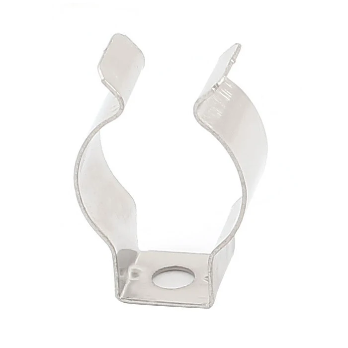 

New Hot 2 Pcs Holder T5 Fluorescent Tube Lamp Bracket Clip Socket Lampholder Silver Light Bracket Stainless Iron