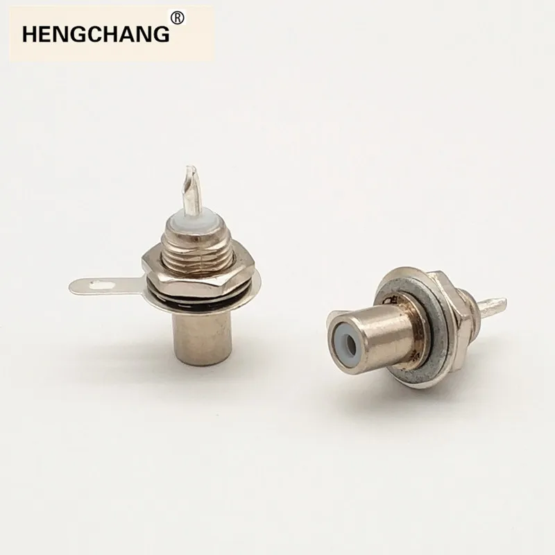 

RCA Female Connector Socket Adapter Plug For 3.5mm Audio Plug AV Panel Connector For Amplifier Speaker battery charging plug
