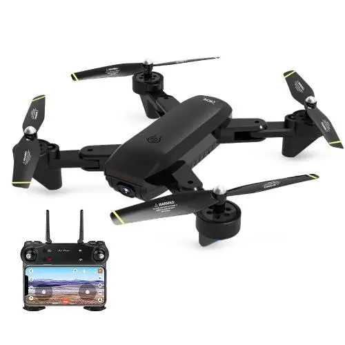 DM107S Dual Cameras Foldable RC Drone High-speed Support VR UAV RTF 2.0MP Wide-angle Camera | Игрушки и хобби
