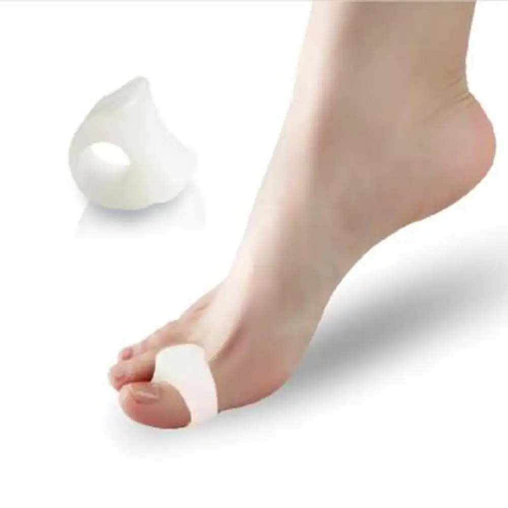 1 Pair Silicone Big Toe Brace Foot Care Tool Orthotics Bunion Pedicure Hallux Valgus Corrector For Toes Separator