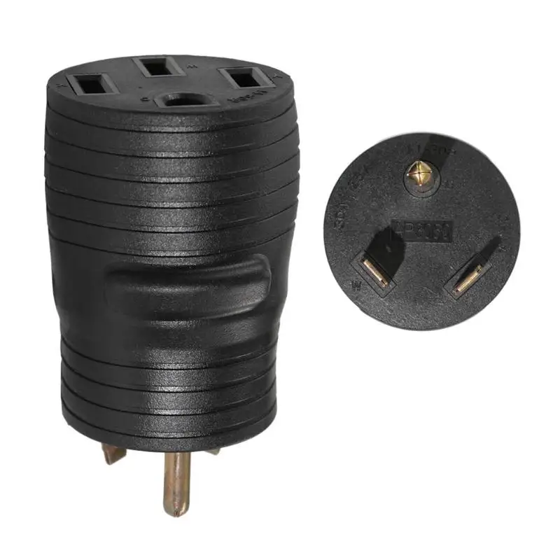 

VODOOL RV Generator Power Adapter Plug 30AMP Male 3 Prong to 50AMP Female 125V Converter Socket Plug Adapter RV Accessories New