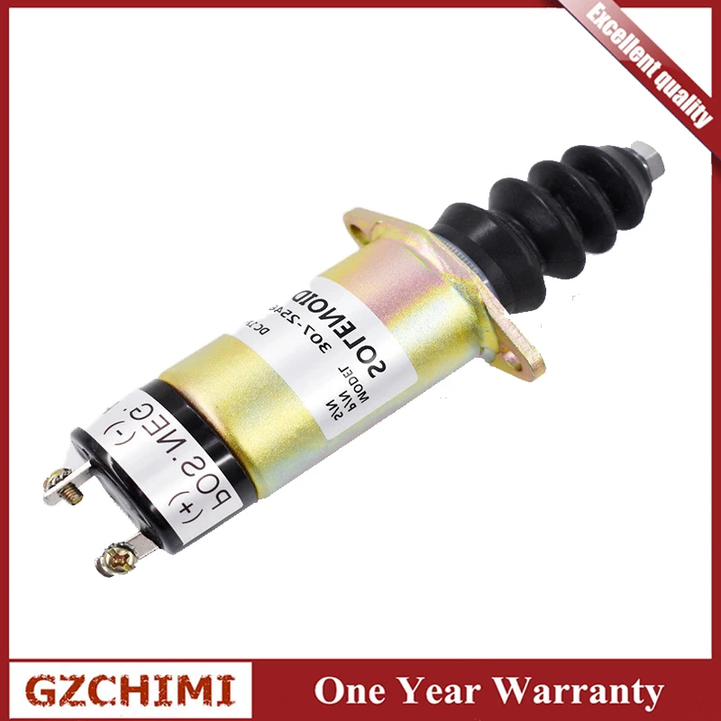 Diesel Stop Solenoid Part #1502-12D6U2B2S1A - Fuel Shut Off Valve