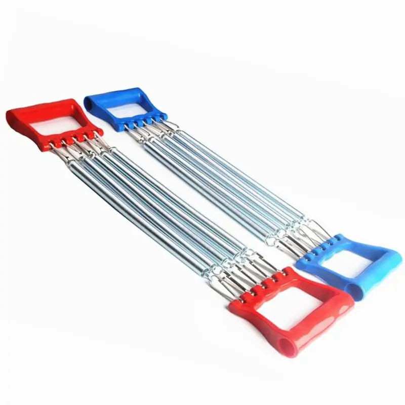 

Men Springs Chest Expander 5 Hook Muscle Pulling Exerciser Spring Fitness Gym Exercise Workout Spring Chest Expander