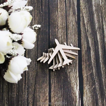 

Wooden air plane Laser Cut different size shape Ornaments Craft Decoration Decoupage Unpainted