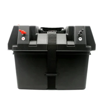 

Multifuctional Machine 12V Battery Box USB Car Charger with LED Voltmeter Display Screen for Car Truck Boat Trailer RV