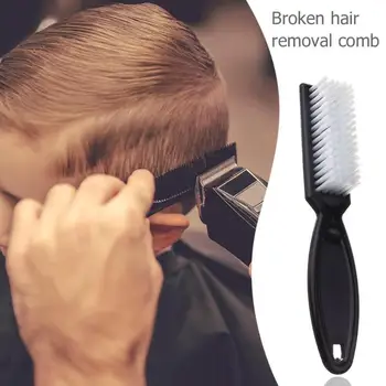 

1PC Plastic Handle Hairdressing Hair Cleaning Brush Barber Neck Duster Broken Hair Remove Combs Hair Styling Tools