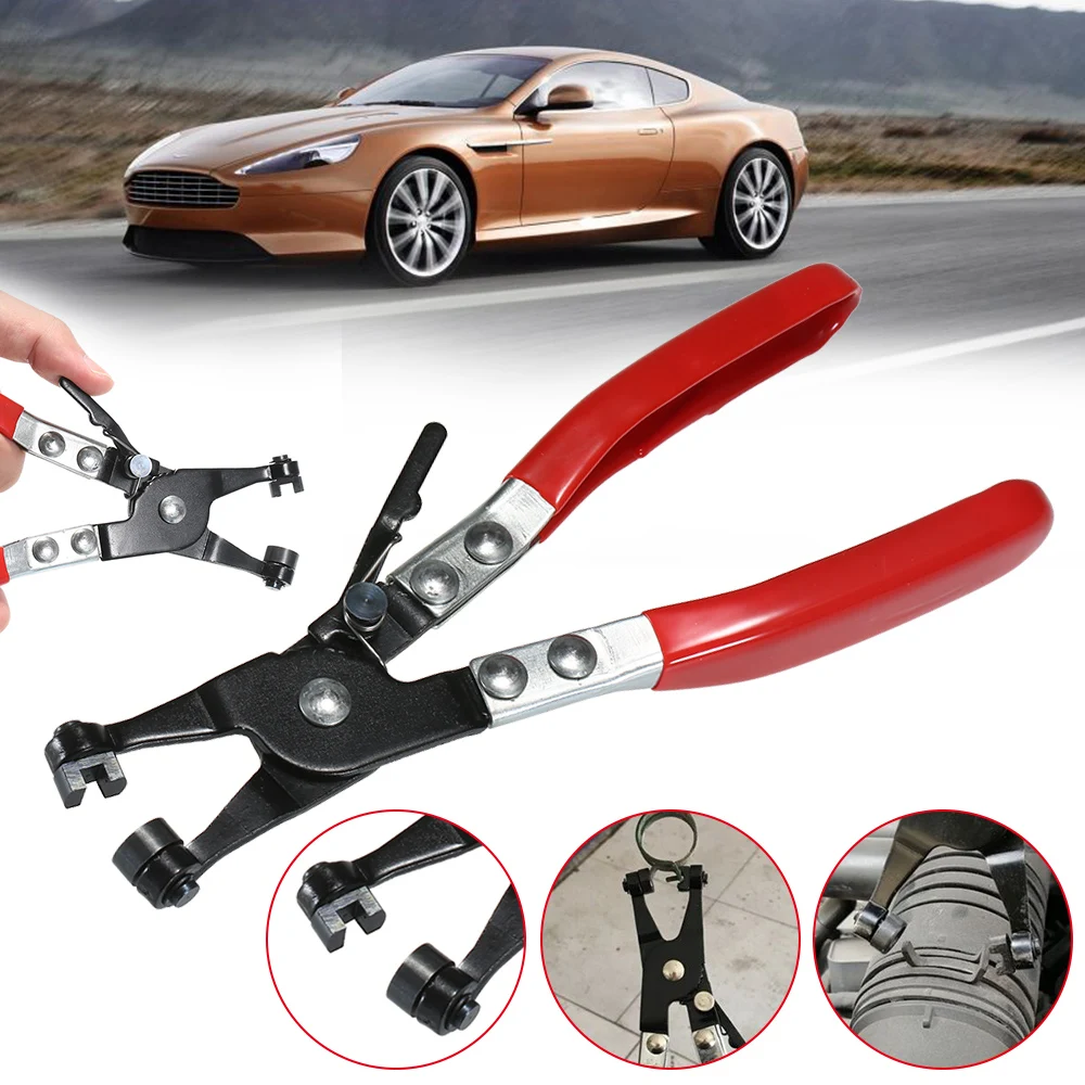 Universal Hose Clamp Pliers Swivel Flat Band Flat Band Ring Type Car Water Pipe Removal Tool