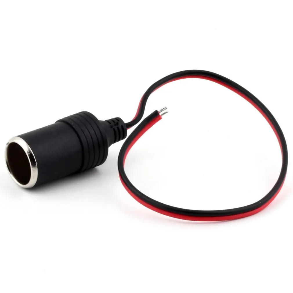 

Universal DC Female Car Vehicles Cigarette Lighter Socket Extension Plug Connector Power Adapter Cable 12V/24V Socket