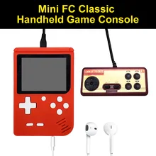 POWKIDDY ретро-консоль FC280 Ностальгический портативный игровой плеер встроенный 400 видеоигр 3,0 дюймов FC ТВ выход детский подарок