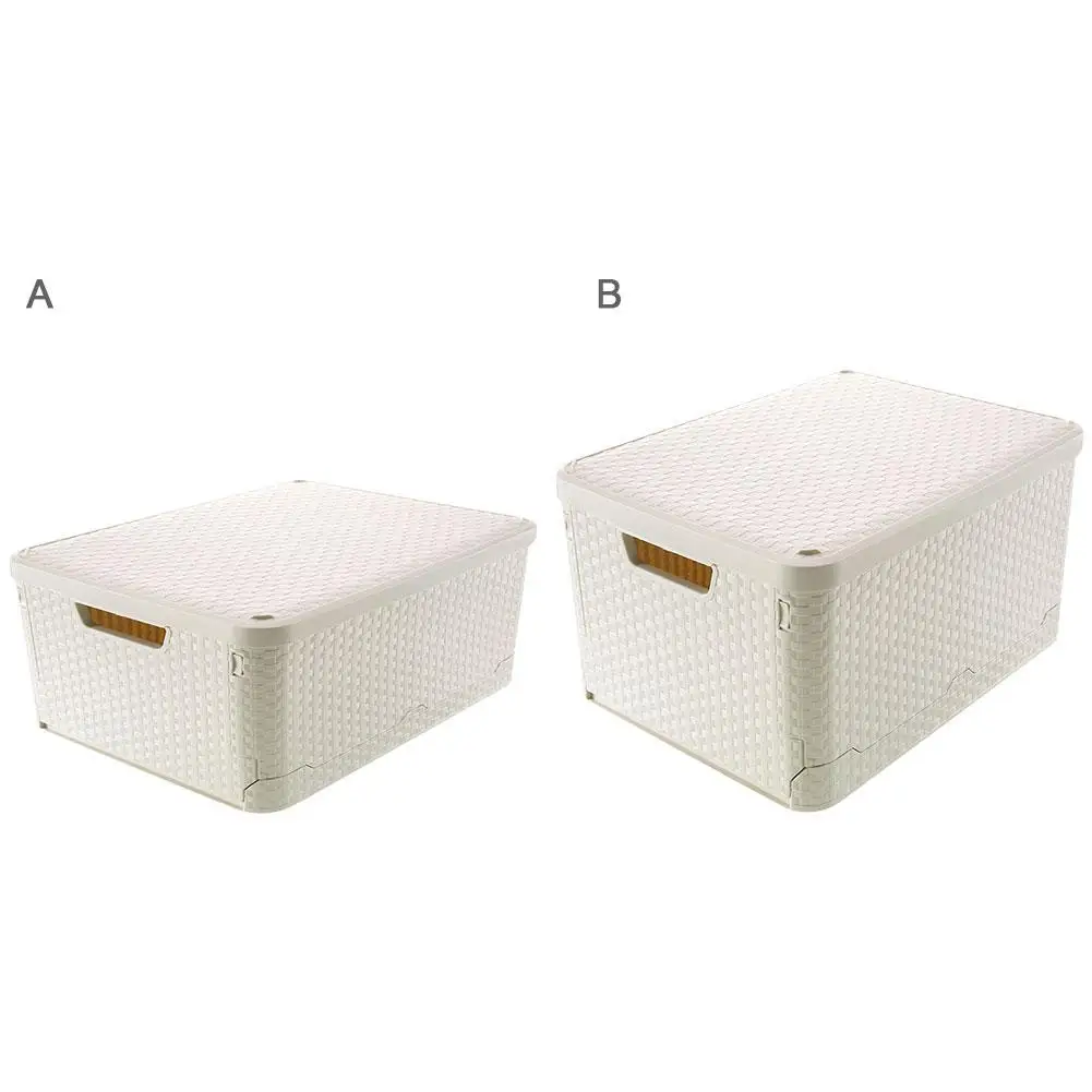 

Creative Plastic Storage Box Foldable Under-bed Storage Tool With Lid Clothing Organization Box Car Storage Warehouse