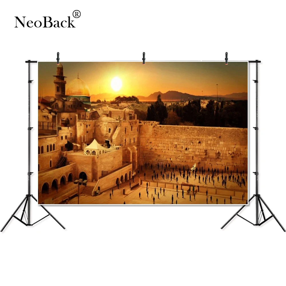 

Thin Vinyl Israel Sunset Jerusalem West Wailing Wall Sunset Banner Photography Backgrounds professional studio Photo Backdrops