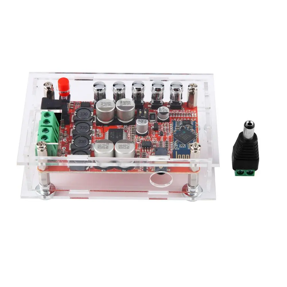 

TDA7492P Bluetooth CSR4.0 Digital Audio Power Amplifier Board Dual Channel + Acrylic Shell new