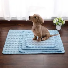 Summer Cooling Mats Blanket Ice Pet Dog Bed Sofa Portable Tour Camping Yoga Sleeping Mats For Dogs Cats Pet Accessories yoga for cats