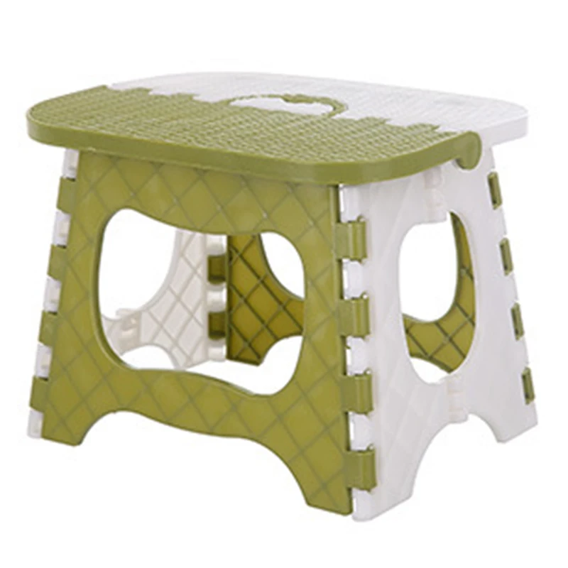 Пластмассовый складной стул утолщенный портативная домашняя мебель детский - Фото №1