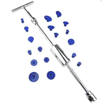 

Alloy + nylon T-type Automobile Alloy Gasket Sucker Glue Dent Puller Car Tabs Repair Tool Lengthening and thickening 49x11.5cm