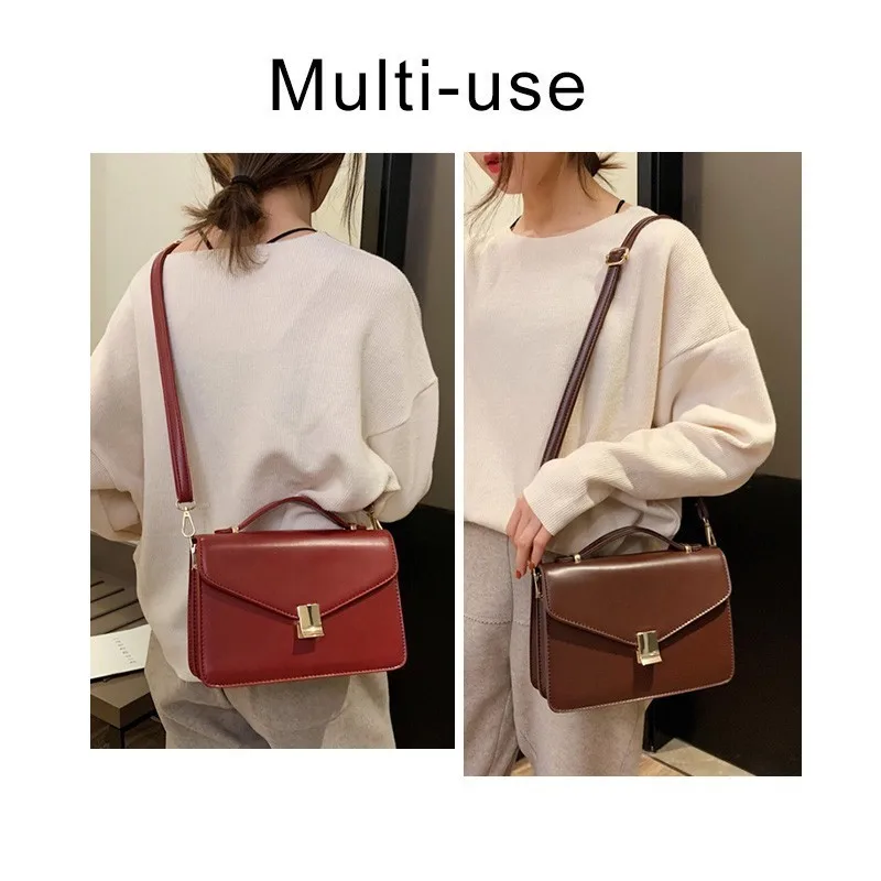 هيرالد الأزياء خمر الجلود الإناث أعلى-حقائب بيد صغيرة المرأة حقيبة كتف السيدات Crossbody حقيبة ساعي عارضة حقائب