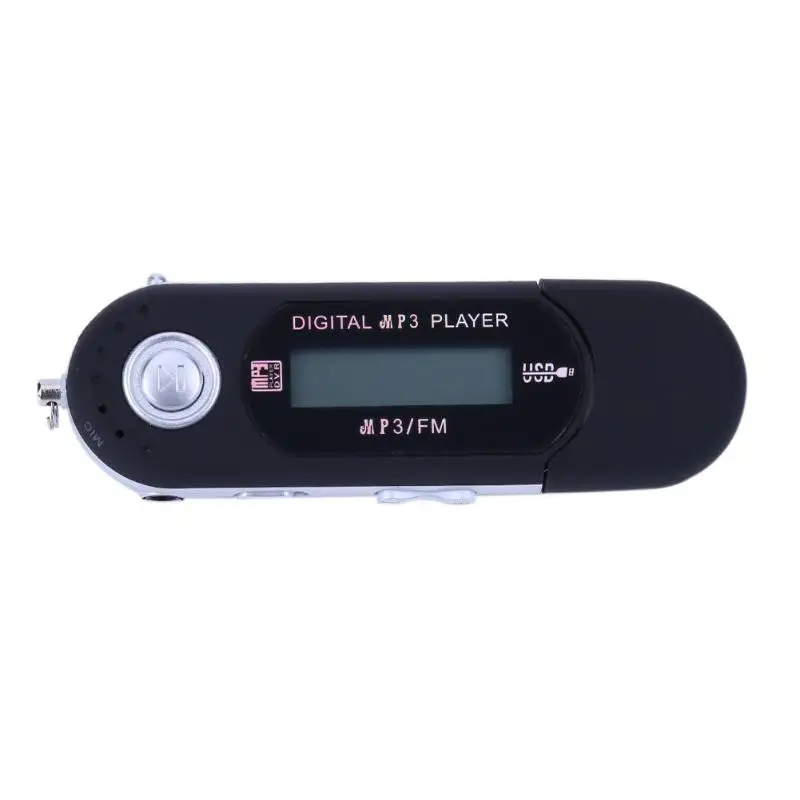 Высокое качество Черный Синий 3 5 мм портативный USB MP3 музыкальный плеер цифровой