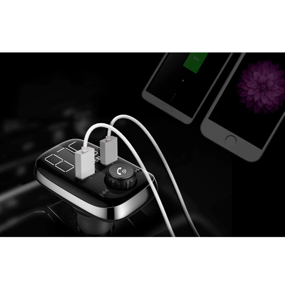 Беспроводной Bluetooth Автомобильный MP3 плеер fm передатчик радио с 2 usb портами