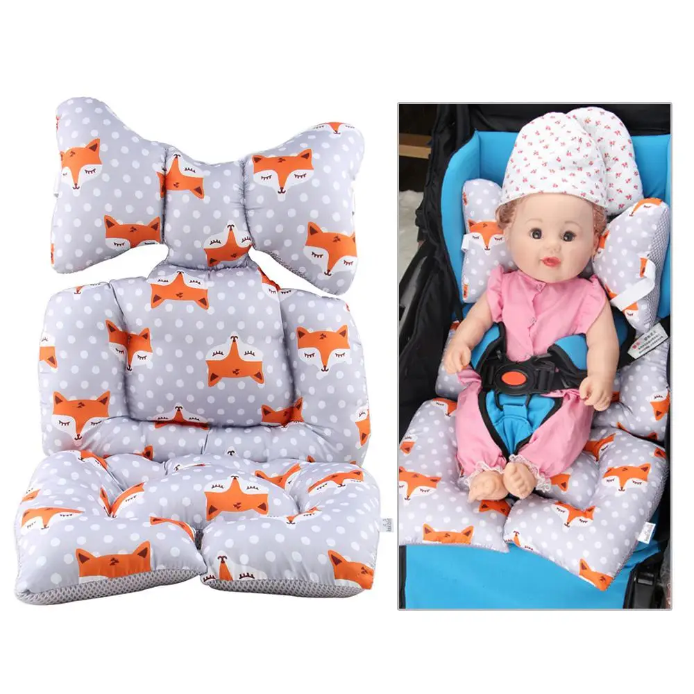 Livraison directe sac de haricot bébé chaise siège de voiture insérer réversible tête oreiller poussettes Pad siège auto cou soutien enfants canapé coussin