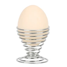 Для завтрака вареные яйца Нержавеющая сталь Весна вареные яйца держатель инструменты для яиц кухонная подставка для инструмента стеллаж для хранения провода лоток Подставка для яйца