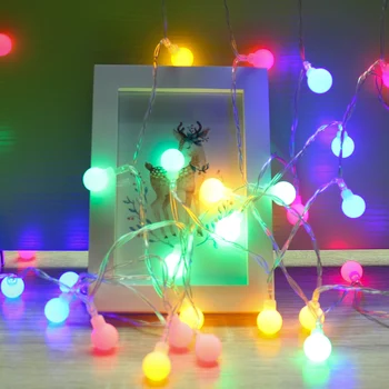 

HOT IP44 0.6W 80LED String Light Remote Control Multi-colored Battery Powered Brightness Adjustable Party Living Room