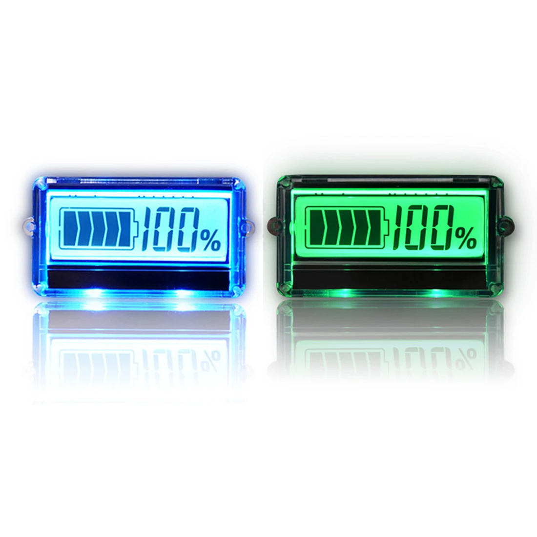 ЖК-дисплей Автомобильный кислотно-свинцовый индикатор емкости литиевой батареи Цифровой тестер батареи с подсветкой 8 в 12 В 48 в 63 в цвет случайный