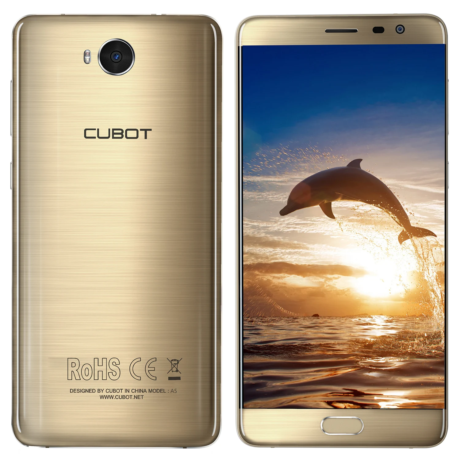 Оригинал Cubot A5 5 дюйма Android 8 0 смартфон MT6753 Восьмиядерный FHD сотовый телефон 3 GB