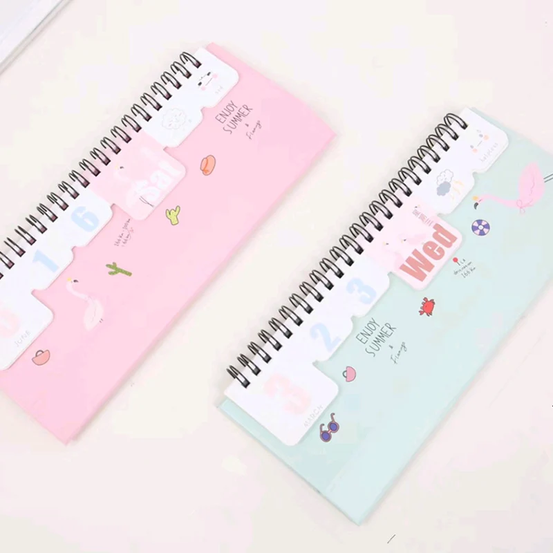

New 2019 Unicorn Desk Calendar Kawaii Strawberry Office Desktop Calendar To Do List Daily Planner Book Creative Papeterie