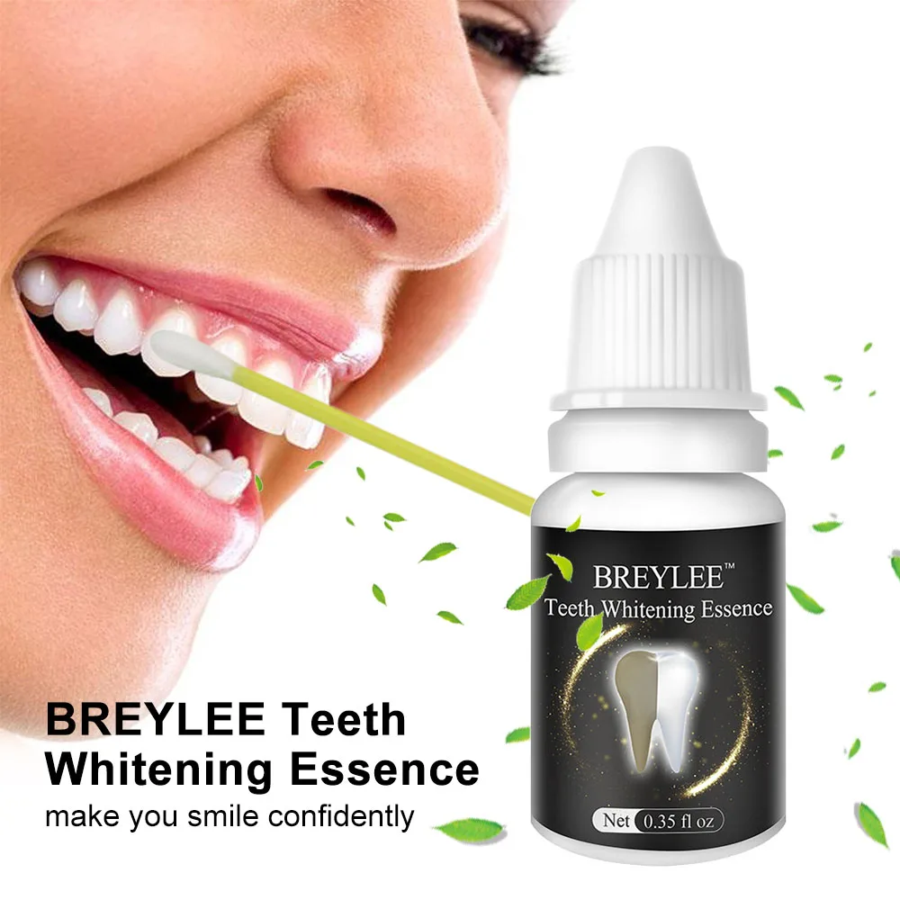 

BREYLEE 10ml Teeth Whitening Essence Oral Hygiene Cleaning Serum White Gel Teeth Care Tooth Bleaching Dental Tools