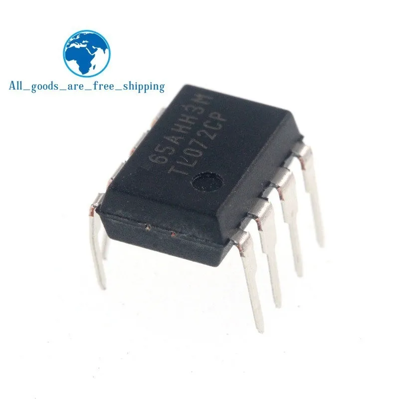 

TZT 10PCS TL072CP DIP8 TL072 DIP TL072CN DIP-8 new and original IC