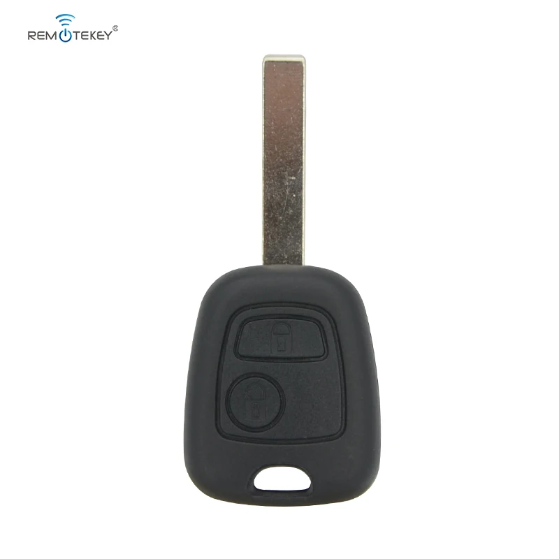 Remtekey абсолютно новый 2 кнопки Uncut HU83 лезвие для Citroen Peugeot 307 удаленный ключ с ID46
