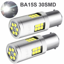 2pcs 9-30V 1156 LED 1156 BA15S 3030 SMD 30 LED Bulbs 20W White Lamp For Auto Car Turn Signal Reverse Brake Tail Backup Lights интегральная микросхема 20 smd b rb520s 30 200mw 30v smd