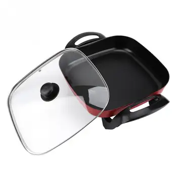 

5L Multifunctional Electric Hot Pot Cookware Non-stick Cooking Pot Fry Bake Boil 220V AU Plug