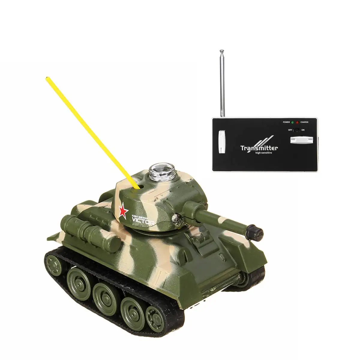 Remote Control Power Mini Army Radio RC Tank Model Toys Military Battle Tank Toy Gifts Electronic Toys for Boys Kids Children