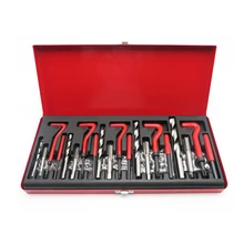 131 Pieces Of Car Thread Tapping Repair Tools Spark Plug Wire Tapping Thread Repair Auto Repair Auto Maintenance Kit thread repair file file repair teeth marine hardware tools thread correction tools