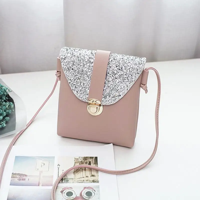 

2019 Bolsas Feminina Bolsos Mujer Luxury Handbags Women Bags Designer Small Bag Female Tide Wild Sequins Gables Shoulder Square