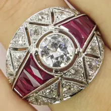 Модное арт-деко серебряное белое свадебное обручальное Ювелирное кольцо Грация темперамент мужское женское кольцо стиль подарок Нежные классические серьги-стержни