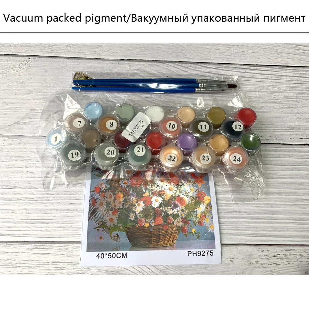 YANXIN DIY рамка картина по номерам масляная краска настенные художественные картины