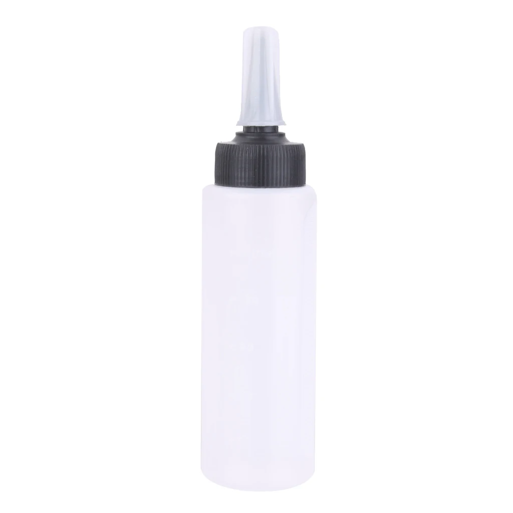 

Plastic Hair Color Hairdressing Squeeze Applicator Measuring Bottle 150ml Lightweight