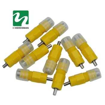 

plastic Automatic Nipple Drinker Feeder Water Cups 10set screw style poultry nipple drinker water chicken bird quail rabbit