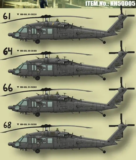 Kitty Hawk 1/35 MH-60L Blackhawk KH50005 Набор прецизионных моделей