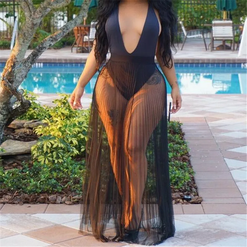 

Womens Swimwear Beach Bikini Cover Up Bathing Wrap Long Skirt Newest Hot Sale Summer Sarong Pareo Dress robe de plage beach woma