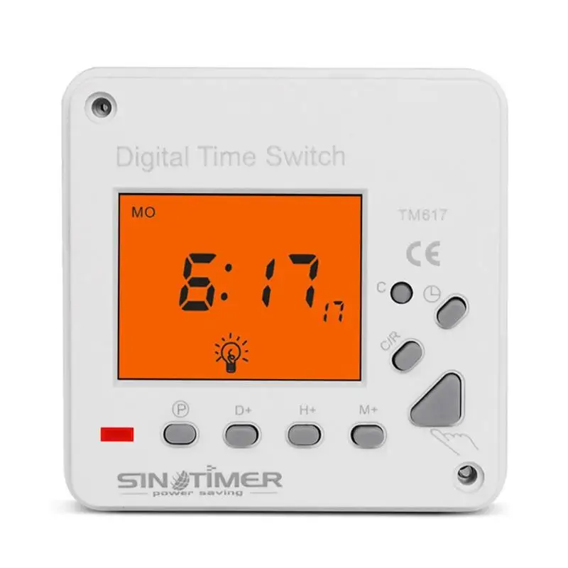 

220V AC 7 Days Weekly Programmable LCD Backlight Digital Timer Switch Time Relay Clock Controller Home Timer Switches Dropship