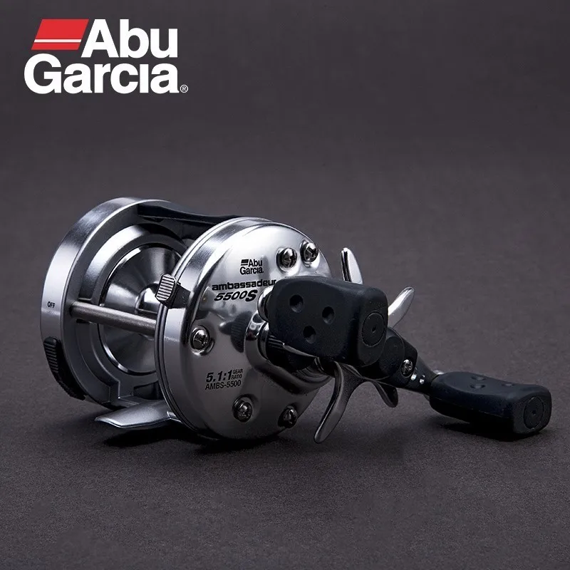 Original Abu Garcia Ambassadeur S Lure Fishing Reel 5500/5501 Right Left Hand Baitcasting Reel 5.1:1 RATIO 4.95kg Drum Fish Gear Original Abu Garcia Ambassadeur S Lure Fishing Reel 5500/5501 Right Left Hand Baitcasting Reel 5.1:1 RATIO 4.95kg Drum Fish Gear