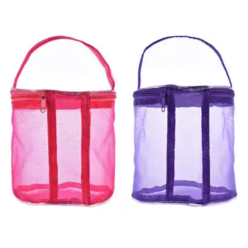 

New 2pcs/set Storage Bags Yarn Case Yarn Storage Baskets Knitting Yarn Round Bags For On The Go Knitter And Traveling