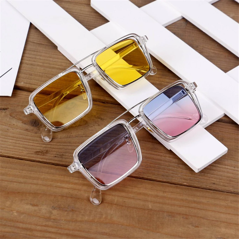 

Zilead Kids Square Sunglasses For Boys&Girls Baby Metal Double Beam UV400 Sun Glasses Children Eyewear Glasses Gifts